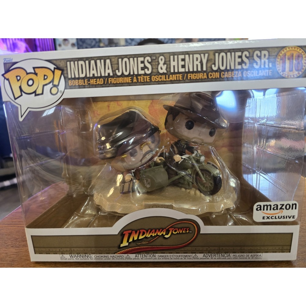 Funko Pop! Rides: Indiana Jones & Henry Jones Sr. - Amazon (Exclusive) #118